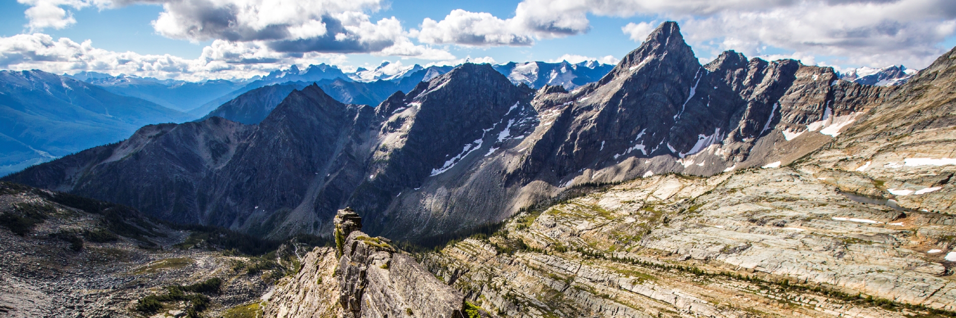 A mountain range in British Columbia.