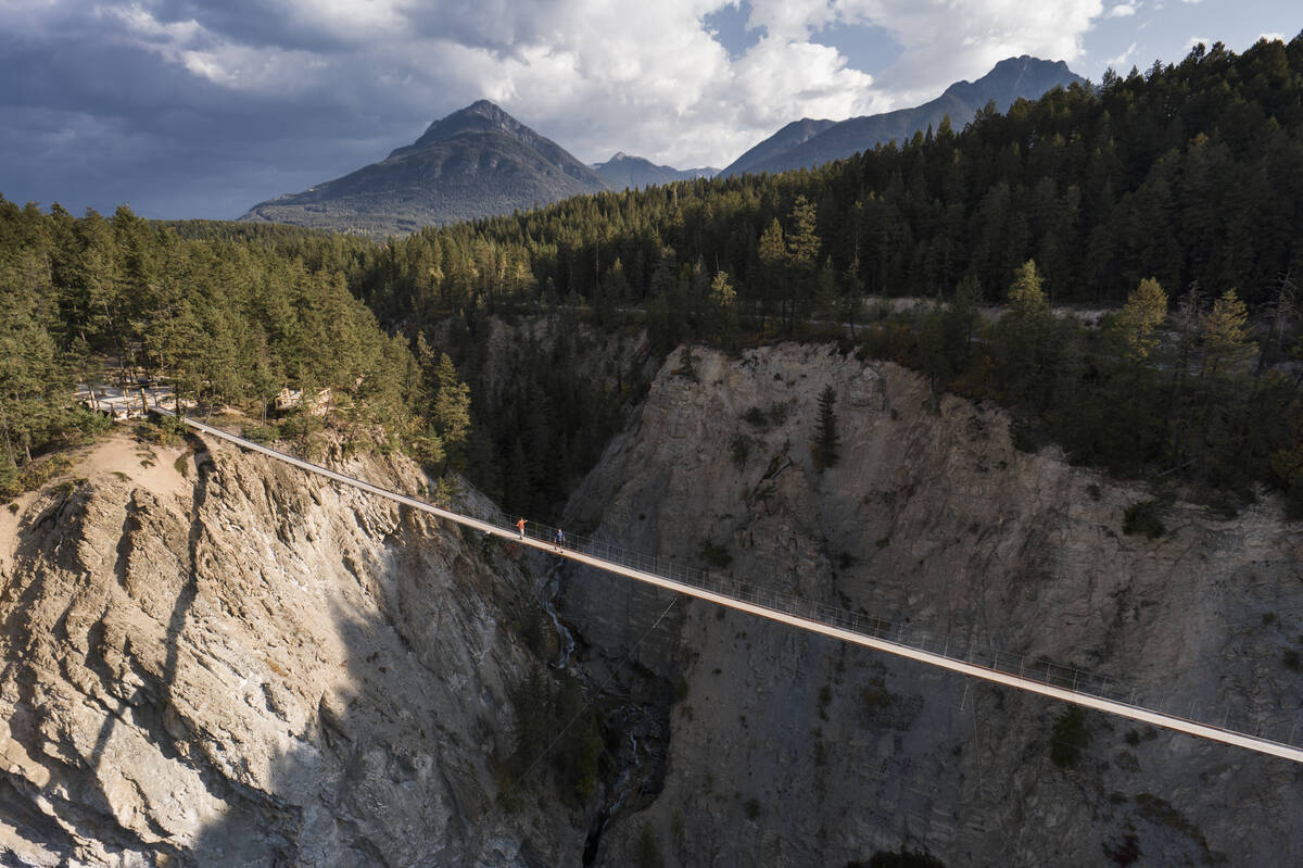 Canada's highest suspension bridges.